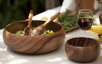 Wooden Salad Server 14" Set